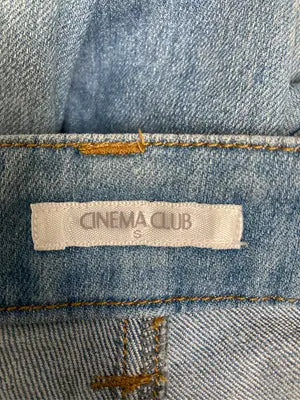 CINEMA CLUB/シネマクラブ/デニムパンツ/パンツ/スカイブルー/S