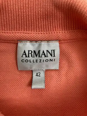 ARMANI/アルマーニ/ポロシャツ/トップス/オレンジ/42