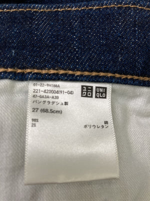 UNIQLO/ユニクロ/デニムパンツ/パンツ/ネイビー/27