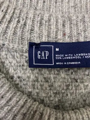 GAP/ギャップ/ニット/セーター/トップス/グレー/M