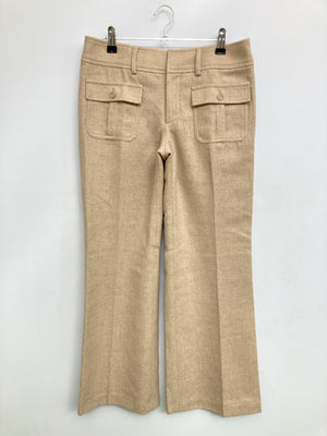 Belle Maison/ベルメゾン/スラックス/パンツ/ベージュ/ウエスト70　ヒップ95　また下丈74
