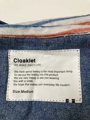 cloaklet/その他アウター/ジャケット/アウター/ブルー/M