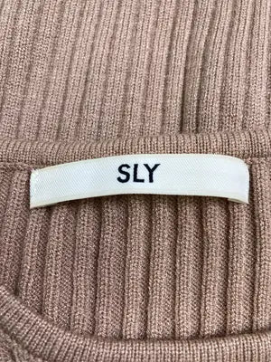 SLY/スライ/ニット/セーター/トップス/ベージュ/FREE