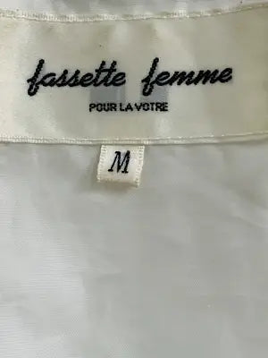 Fassette Femme/ベスト/トップス/アイボリー/M