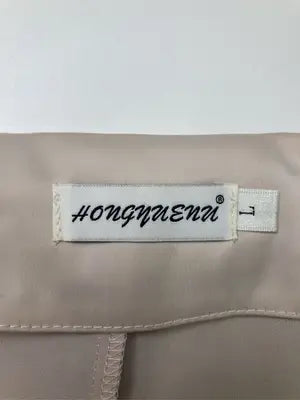 HONGNNENN/ワンピース/ワンピース/ドレス/ベージュ/L