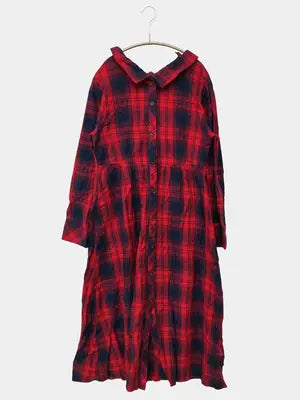 w closet/ダブルクローゼット/シャツワンピース/ワンピース/ドレス/レッド