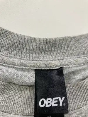 OBEY/オベイ/Tシャツ/カットソー/トップス/グレー/S