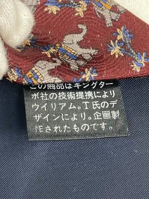 WILLIAM TAM/ネクタイ/ファッション雑貨/レッド