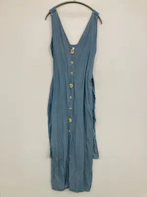 ZARA/ザラ/ジャンパースカート/ワンピース/ドレス/スカイブルー/USA M