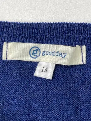 Good day/グッドデイ/ニット/セーター/トップス/ブルー/M