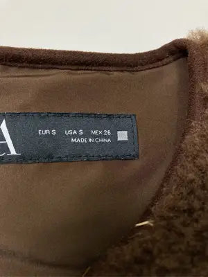ZARA/ザラ/ベスト/トップス/ブラウン/USA S