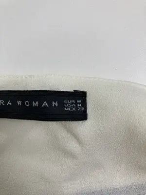 ZARA WOMAN/ザラウーマン/Tシャツ/カットソー/トップス/ホワイト/EUR M