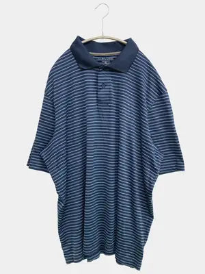 croft&barrow/クラフトアンドバロー/ポロシャツ/トップス/ネイビー/XL