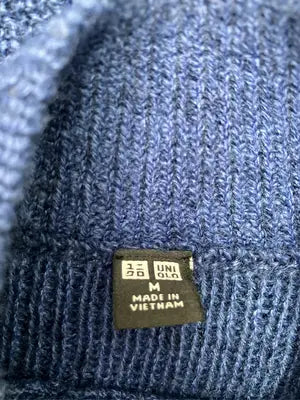 UNIQLO/ユニクロ/ニット/セーター/トップス/ブルー/M