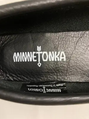 MINNETONKA/ミネトンカ/モカシン/デッキシューズ/シューズ/ブラック