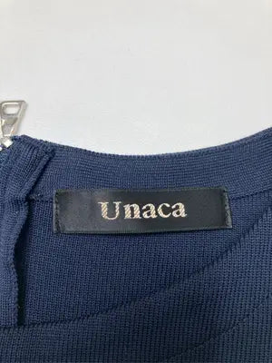 Unaca/ワンピース/ワンピース/ドレス/ネイビー/38