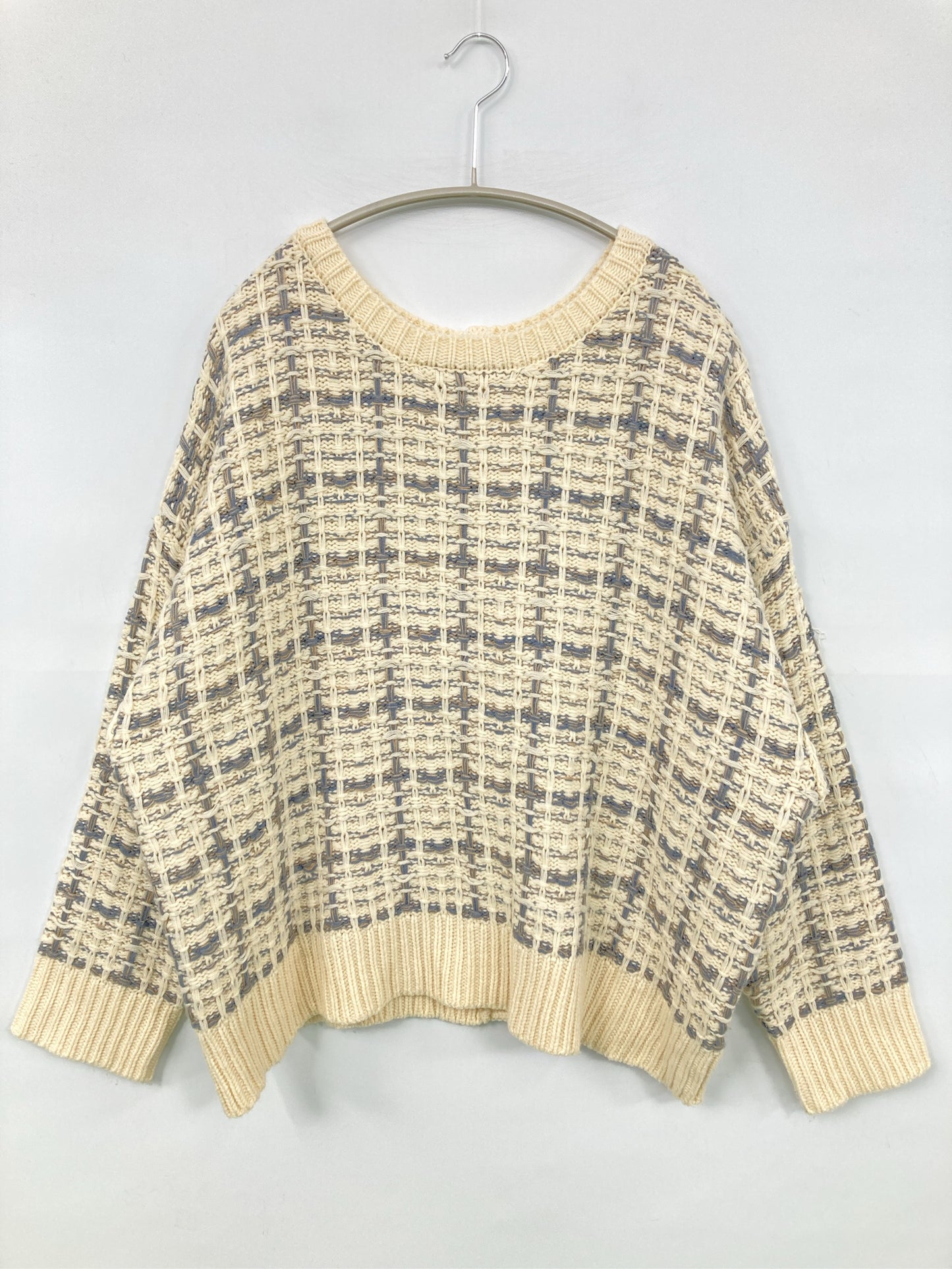 ニット/セーター/トップス/アイボリー/F