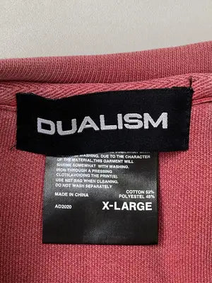 DUALISM/スウェット/トップス/レッド/X-LARGE