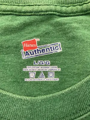 Hanes/ヘインズ/Tシャツ/カットソー/トップス/グリーン/L