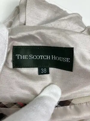 THE SCOTCHHOUSE/ザスコッチハウス/ショート/ミニスカート/スカート/ベージュ/38