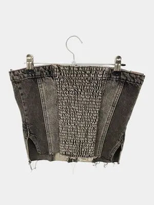 ZARA/ザラ/チューブトップ/トップス/ブラック/USA XS