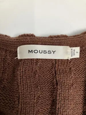 MOUSSY/マウジー/ニット/セーター/トップス/ブラウン/F