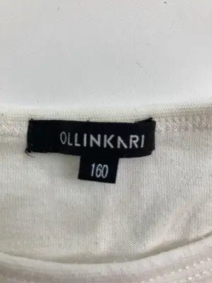 OLLINKARI/Tシャツ/カットソー/トップス/ホワイト/160