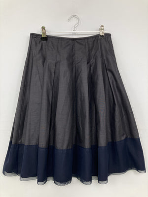 NATURAL BEAUTY/ナチュラルビューティー/ミモレ/半端丈スカート/スカート/グレー/38