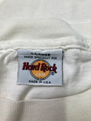 Hard Rock CAFE/ハードロックカフェ/Tシャツ/カットソー/トップス/アイボリー/X-LARGE