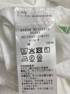 URBAN RESEARCH DOORS/アーバンリサーチドアーズ/シャツ/ブラウス/トップス/ホワイト/M