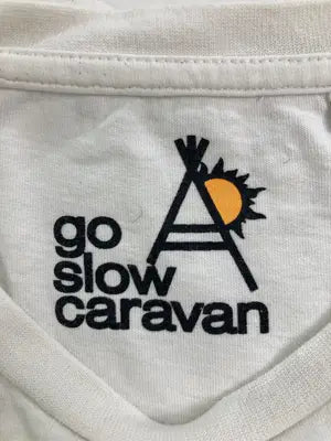 go slow caravan/ゴースローキャラバン/Tシャツ/カットソー/トップス/アイボリー/1