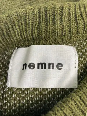 nemne/ネンネ/ニット/セーター/トップス/カーキ/M