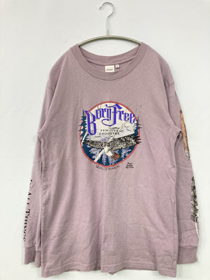 MOUSSY/マウジー/Tシャツ/カットソー/トップス/パープル/F