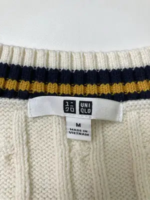 UNIQLO/ユニクロ/ベスト/トップス/ホワイト/M