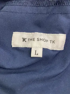 THE SHOP TK/ザショップティーケー/シャツ/ブラウス/トップス/ネイビー/L