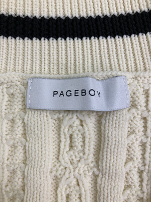 PAGEBOY/ペイジボーイ/ベスト/トップス/アイボリー/F