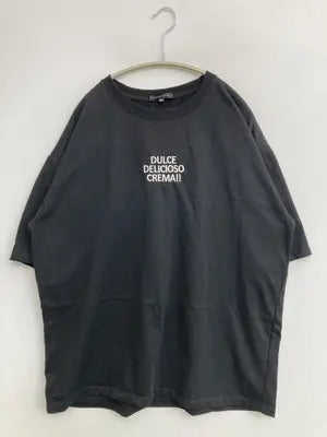 AQUAHISTORY/Tシャツ/カットソー/トップス/ブラック/L