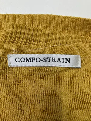 COMFO-STRAIN/Tシャツ/カットソー/トップス/イエロー/L