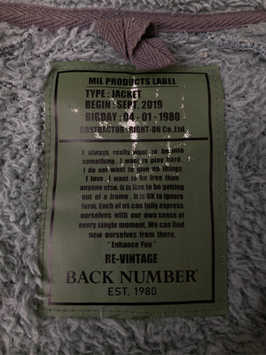 back number/バックナンバー/その他アウター/ジャケット/アウター/カーキ/LARGE