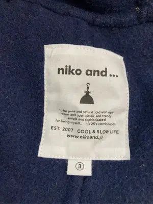 niko and .../ニコアンド/ダッフルコート/ジャケット/アウター/ブラック/3