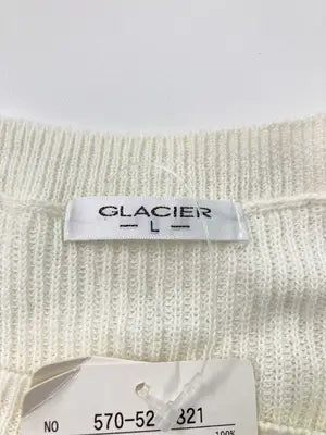 GLACIER/グラシア/ニット/セーター/トップス/アイボリー/L