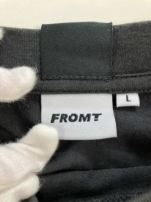 FROMT/Tシャツ/カットソー/トップス/ブラック/L