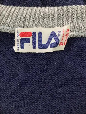 FILA/フィラ/ニット/セーター/トップス/ネイビー/I 46
