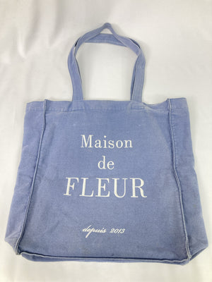 Maison de FLEUR/メゾンドフルール/エコバッグ/サブバッグ/バッグ/スカイブルー
