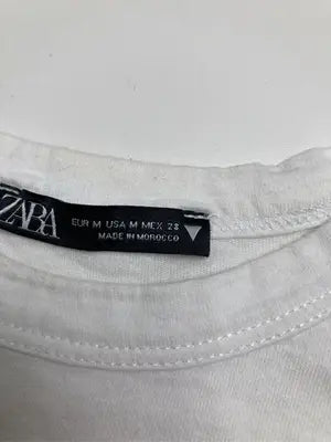 ZARA/ザラ/Tシャツ/カットソー/トップス/ホワイト/EUR M