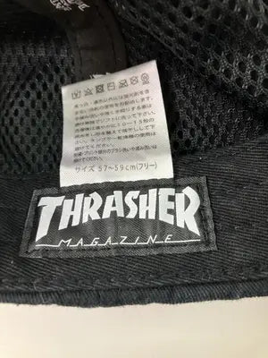 THRASHER/スラッシャー/キャップ/帽子/ブラック/57~59cm (フリー)