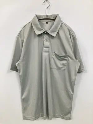 ポロシャツ/トップス/グレー/L   胸囲96～104cm   身長175～185cm
