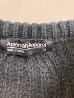 American Apparel/アメリカンアパレル/ニット/セーター/トップス/ブラック/XS