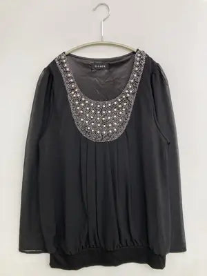 licara/Tシャツ/カットソー/トップス/ブラック