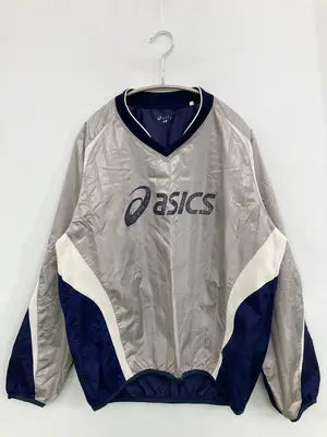 asics/アシックス/ジャージ/トラックジャケット/トップス/グレー/M